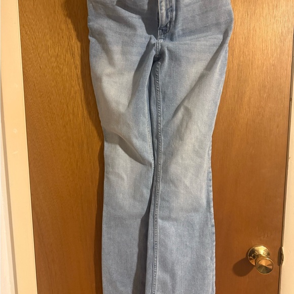 High Rise Bootcut Jeans - Light Blue - Picture 3 of 4